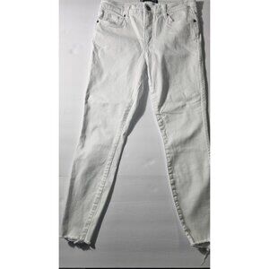KUT From The Kloth Donna Skinny Jeans Women's 6 White Fab Ab High Rise (HL358)